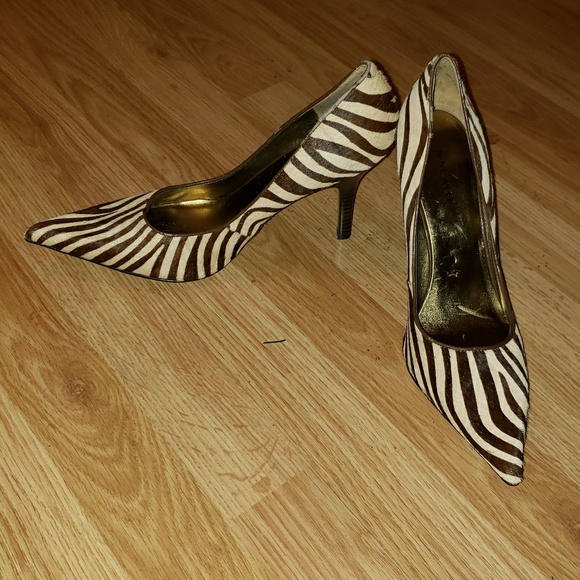 Nine West Shoes - Fabulous Calf Hair Nine West Pumps